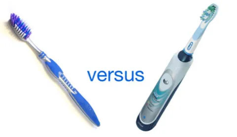Cover for Electric Toothbrush vs. Manual Brushing